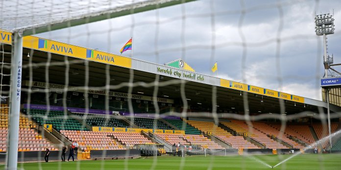 Rainbow Flag at Norwich FC