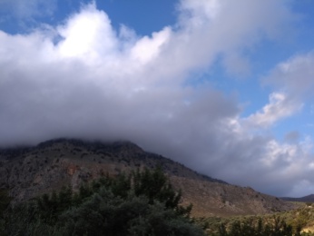 Clouds over Mount Ada